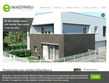 Tablet Screenshot of galiazzocostruzioni.it